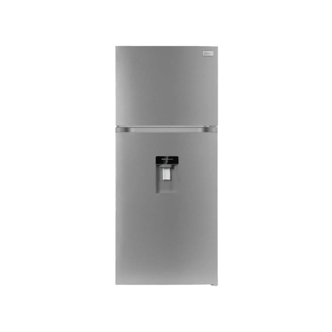 REFRIGERADORA OSTER 14 PIES 2 PUERTAS CON DISPENSADOR DE AGUA MODELO NFME21400HVDI