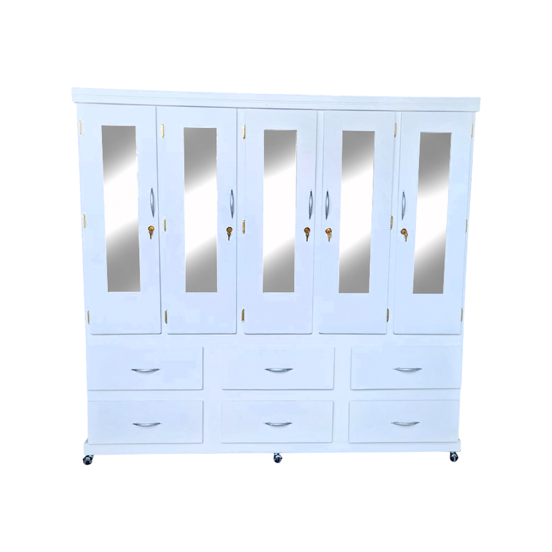ROPERO DE 5 CUERPOS COMP BLANCO MCJ