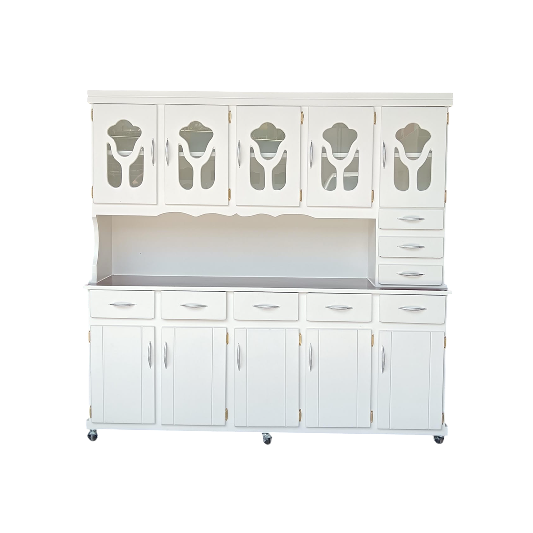CHINERO DE 5 PUERTAS BLANCO COMPRIMIDO MCH