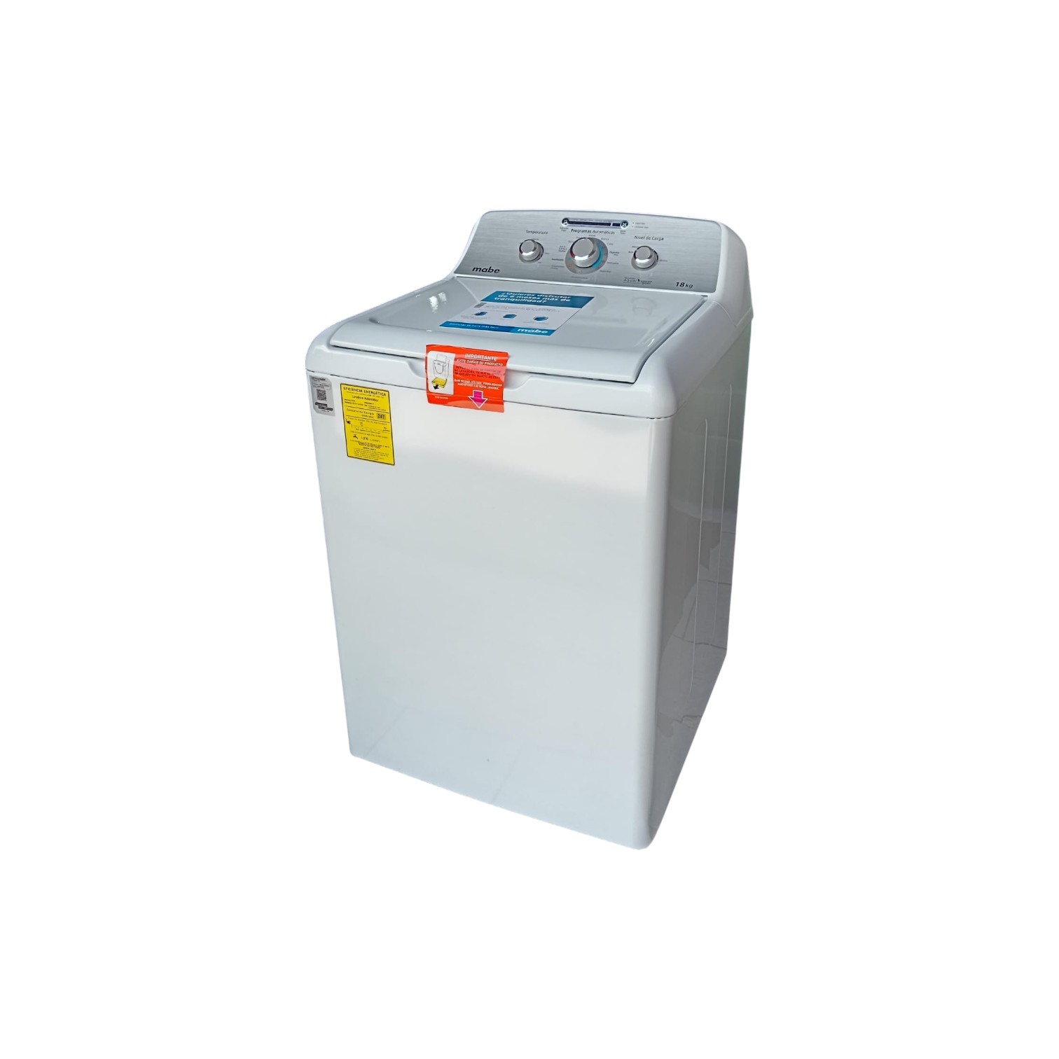 LAVADORA MABE 18 KG AUTOMATICA DE 40 LIBRAS MODELO LMA78113CBABO