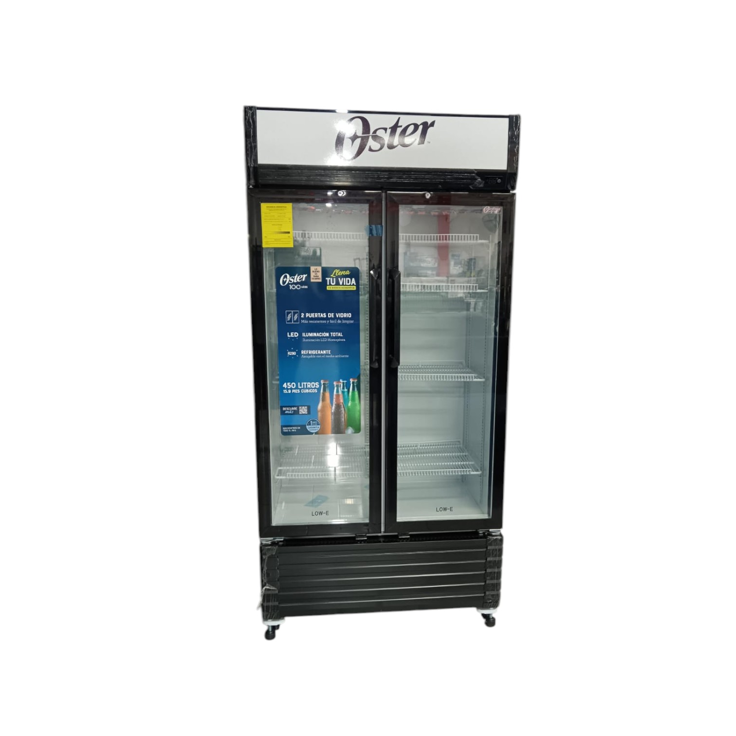 CAMARA OSTER VERTICAL DE DOS PUERTAS 450 LITROS 15.9 PIES