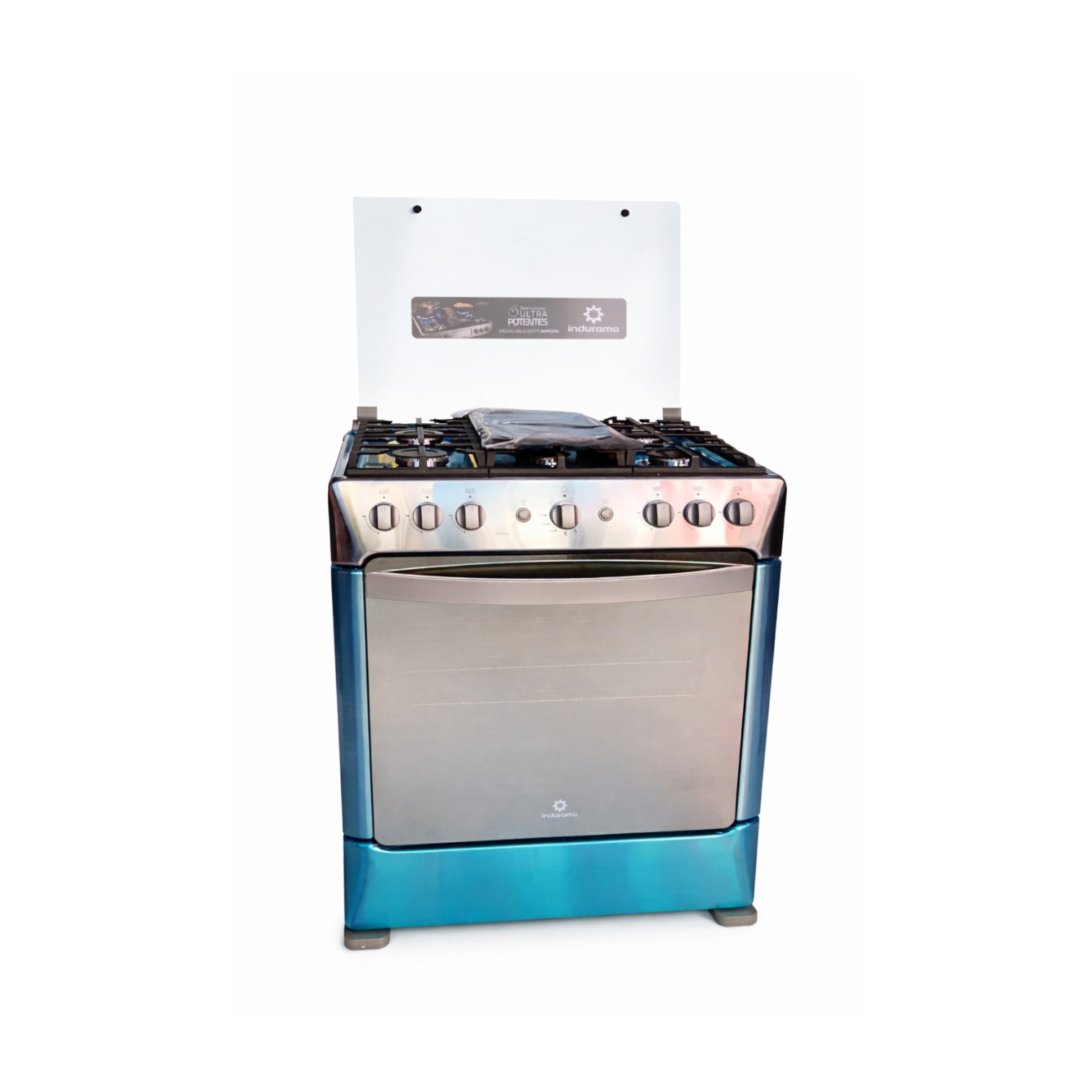 COCINA INDURAMA PARMA 6 Q TAPADERA DE VIDRIO ZFO