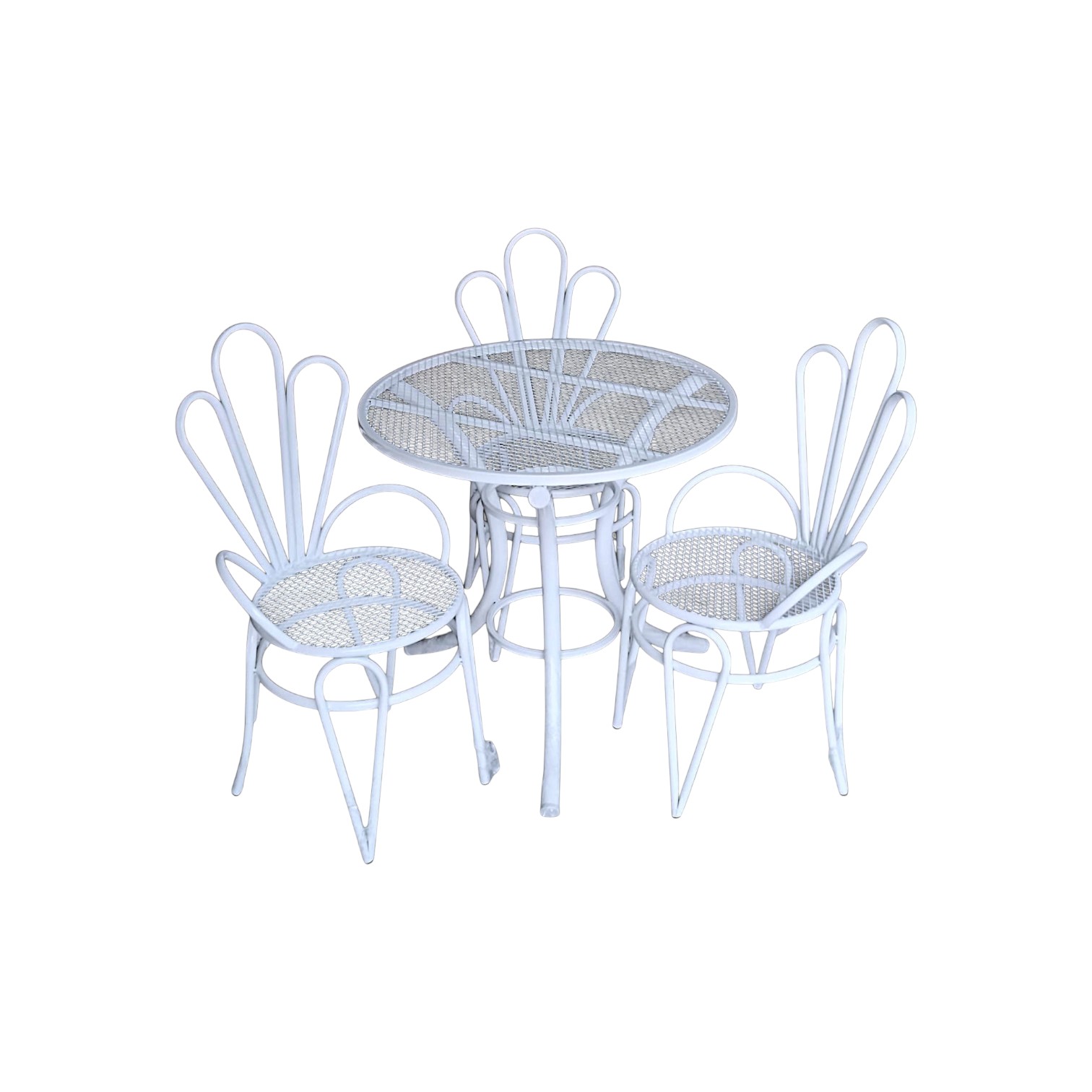 JUEGO  DE COMEDOR DE 3 SILLAS  PARA JARDÍN