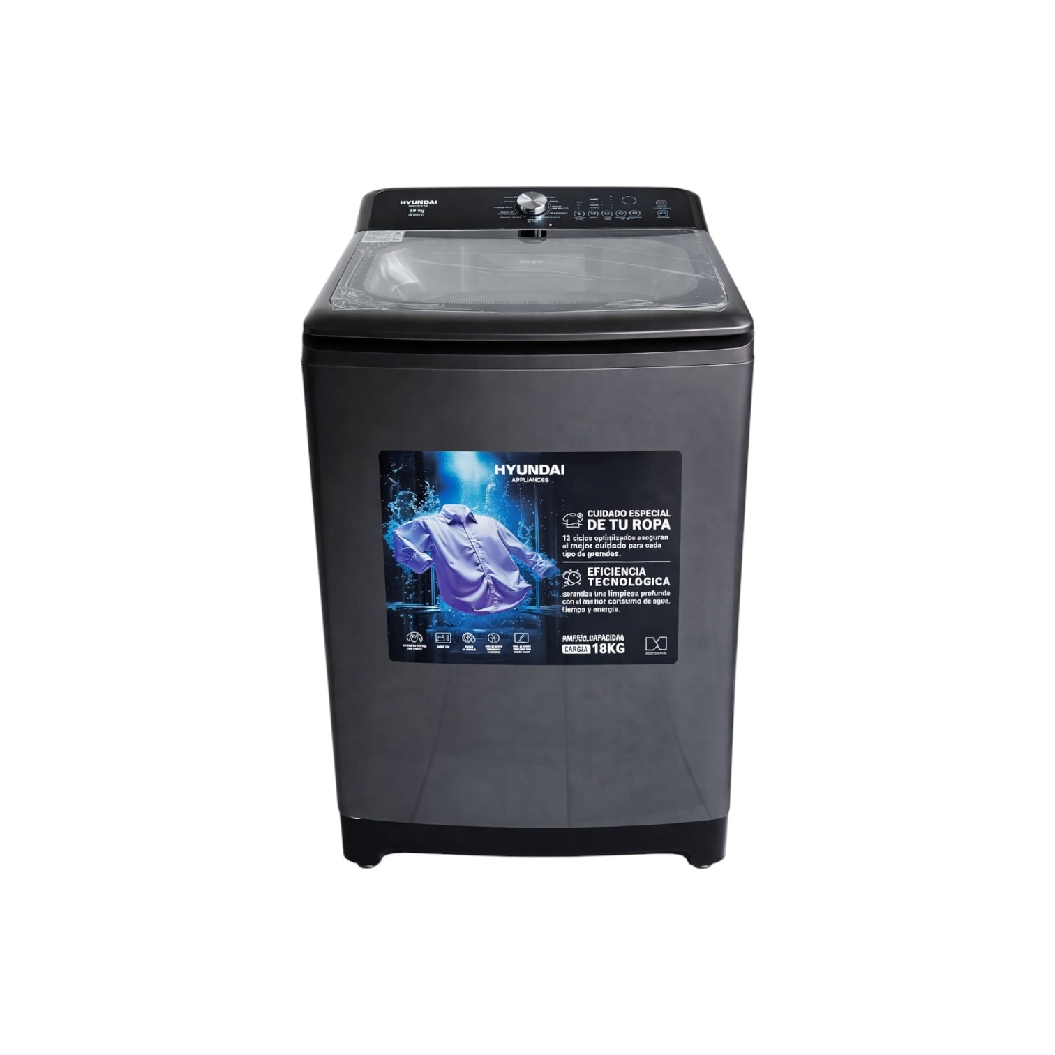 LAVADORA HYUNDAI DE 18 KG AUTOMATICA