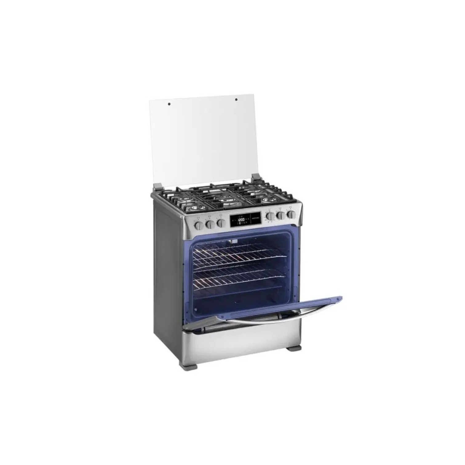 COCINA INDURAMA MODELO 30000793 ROMA ZFO 5 Q TAPA DE VIDRIO