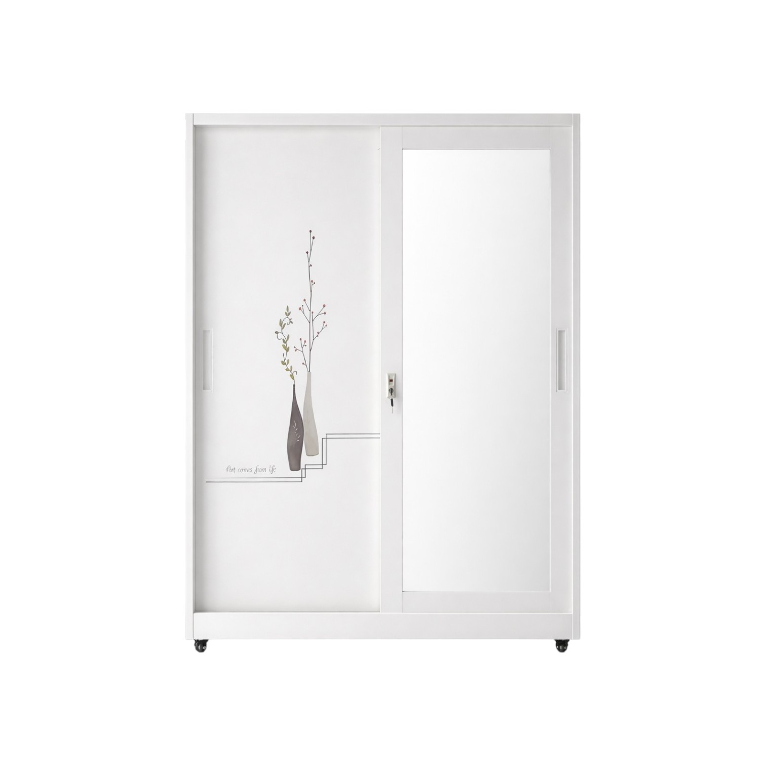 CLOSET METALICO CON ESPEJO