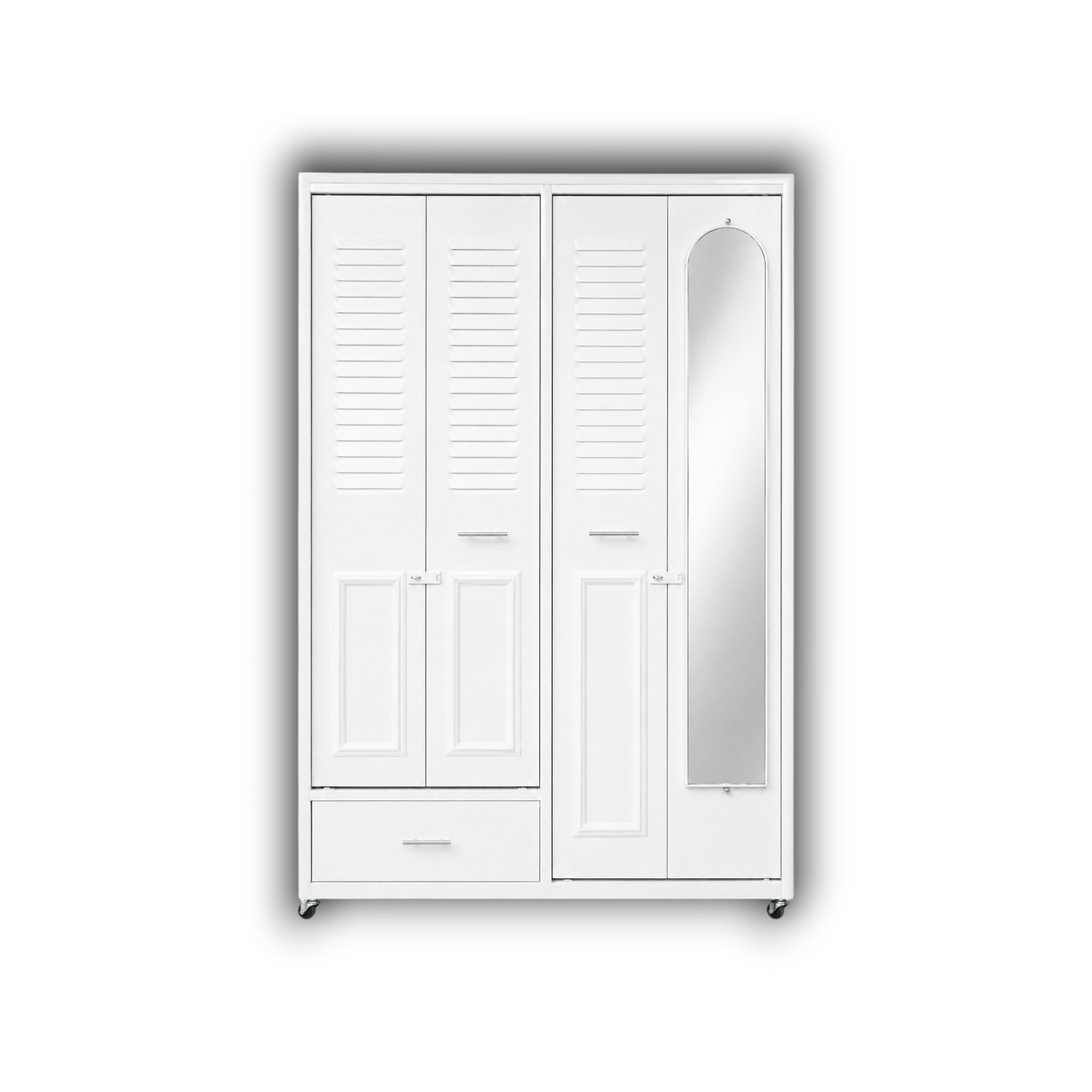 CLOSET METALICO  2 PUERTAS 1 GABETA  1 ESPEJO