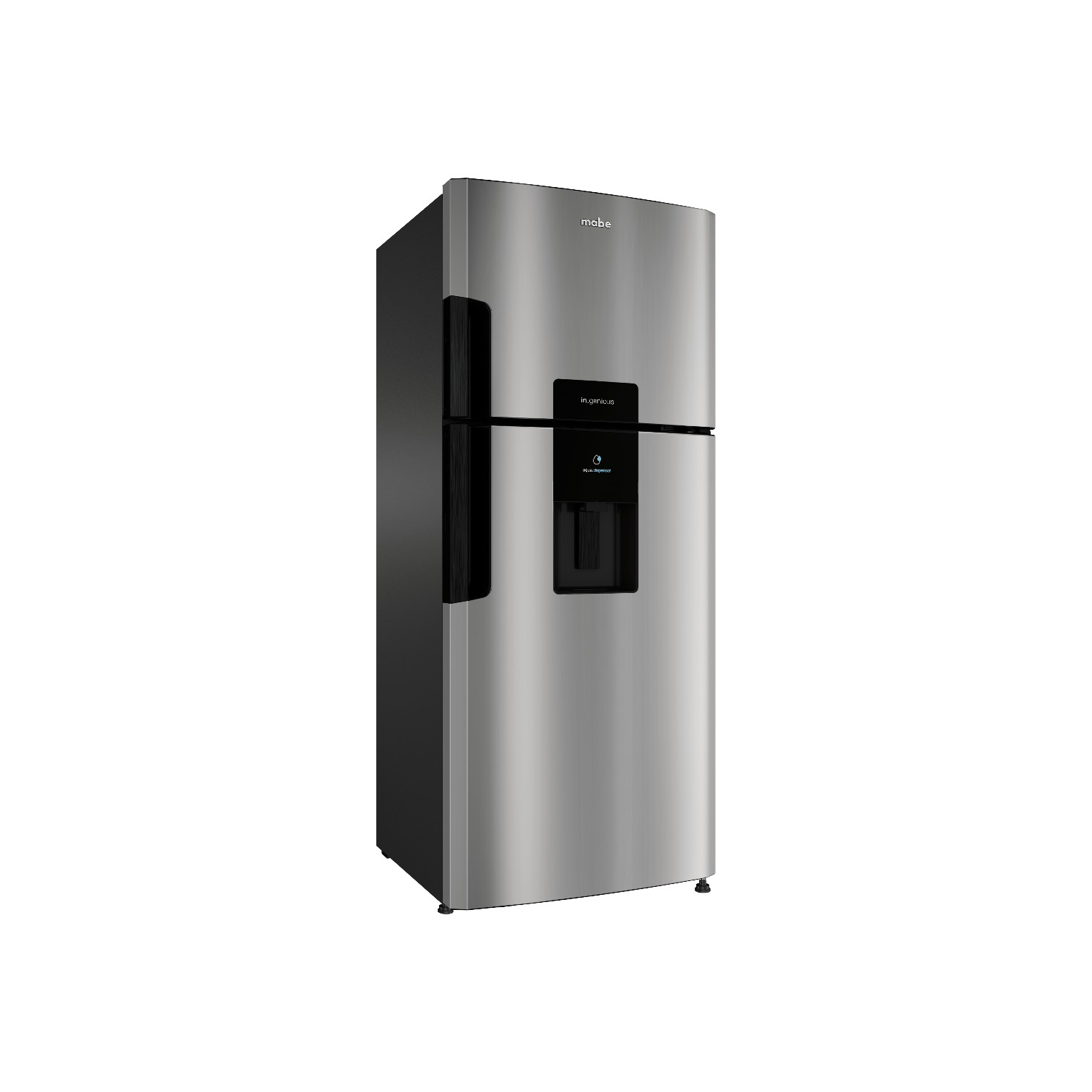 REFRIGERADORA MABE MODELO RMP410JCAU DE 14 PIES FRIO SECO ACERO INOXIDABLE INGENIOUS CON DISPENSADOR DE AGUA