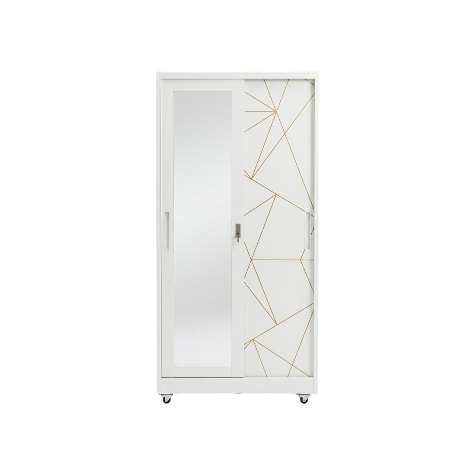 CLOSET METALICO PEQUEÑO CON ESPEJO