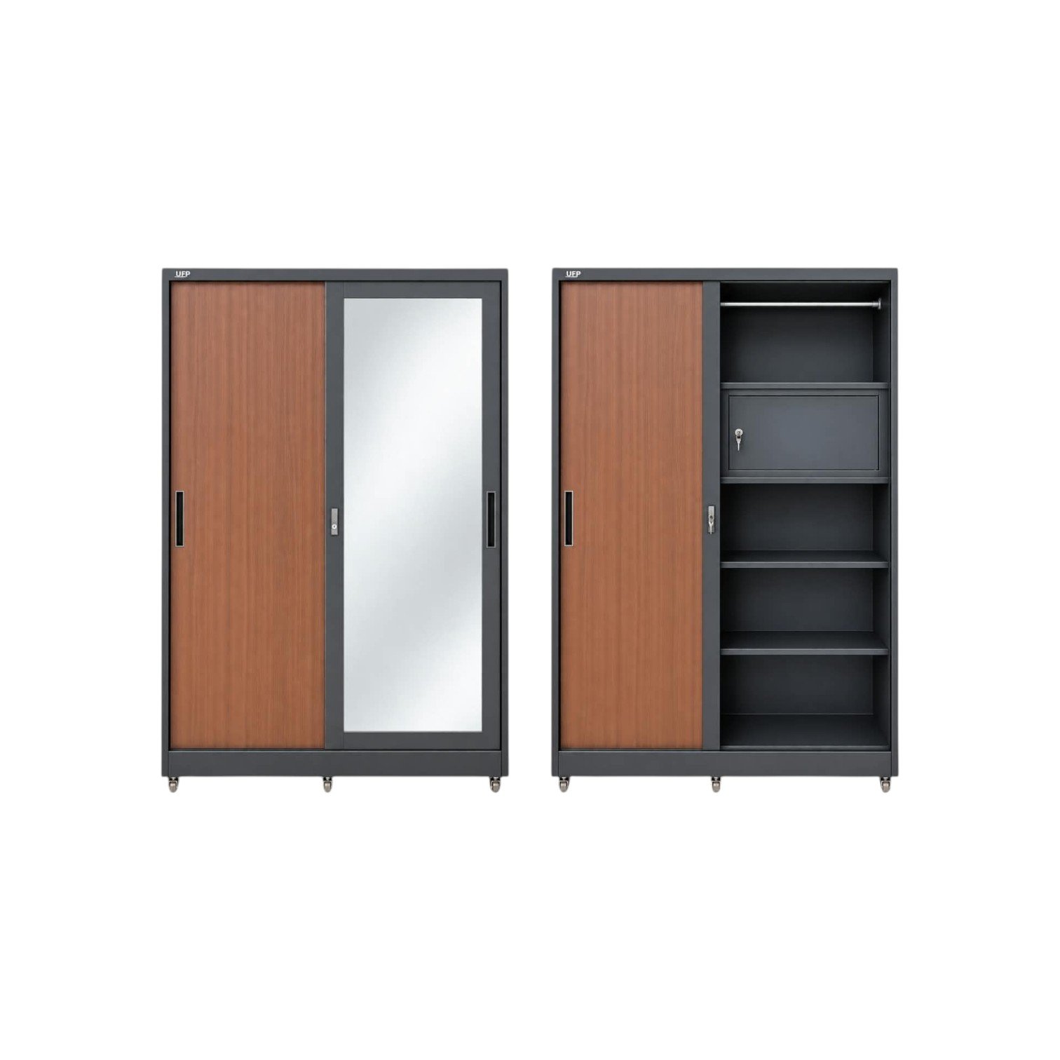 CLOSET METALICO CON ESPEJO